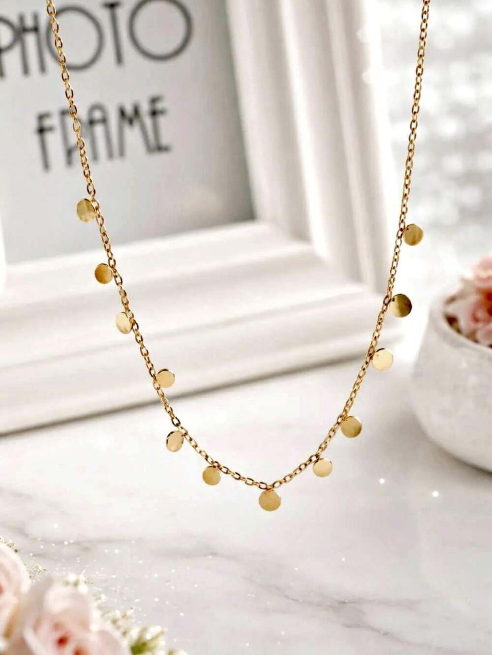 NEW! LUNA NORTE COIN CHARM NECKLACE